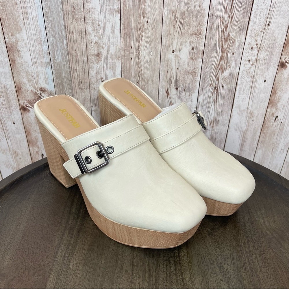 JustFab Jenica Slip-On Clog/Mule Size 7.5 Women